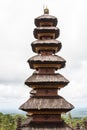 Roofs of Pura Besakih temple, Bali island Royalty Free Stock Photo