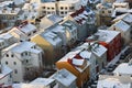 The roofs of Reykjavik, Iceland Royalty Free Stock Photo