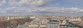 Roofs of Saint Petersburg panoramic view