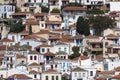 Roofs of Skopelos Town, Sporades Islands Royalty Free Stock Photo