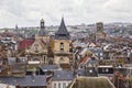 Roofs and towers of Dieppe, France