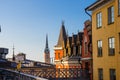 Roofs of typical sweden buildings, Stockholm, Sweden