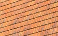 Rooftiles on a dutch house Royalty Free Stock Photo