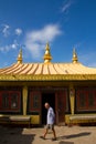 Rooftop of Boudhanath Temple, Kathmandu, Nepal