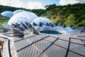 Rooftop of the CORE, Information Centre for the Eden Project. Royalty Free Stock Photo