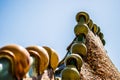 Rooftop detail of Gaudi Casa Battlo