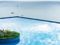 Rooftop eternity pool in Vietnam