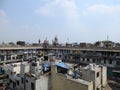 On the rooftop of Khari Baoli spice market old delhi India