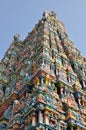 Rooftop of Madurai temple Royalty Free Stock Photo