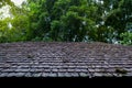 Rooftop, Roof Tile, Tile, Wood - Material, Built Structure Royalty Free Stock Photo