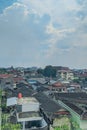 Rooftop with Suburban view in the middle of Surakarta city