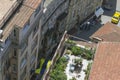 Rooftop terrace in Istanbul on a summer day