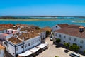 Rooftop View of Faro Portugal`s Algarve Coast