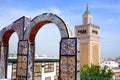 Rooftop view of the mosque in tunis