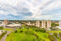 Rooftop view of Ribeirao Preto - SP, Brazil. Royalty Free Stock Photo