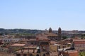 Rooftop view of Rome city Center italy Rome is historical city tourist attraction with many beautiful landmarks Royalty Free Stock Photo