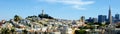 Rooftop View of San Francisco Cityskape Royalty Free Stock Photo