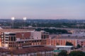 Rooftop view of the Austin, Texas Skyline at Sunrise Royalty Free Stock Photo