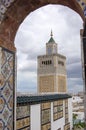 Rooftop views in medina, Tunis, Tunisia Royalty Free Stock Photo