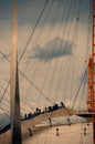 Rooftop walk over O2 arena, Greenwich, London.