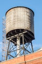 Rooftop Water Tank Royalty Free Stock Photo