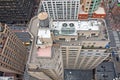 Rooftop Water Towers on NYC Buildings Royalty Free Stock Photo