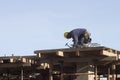 Rooftop Worker