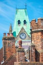 Rooftops of Abbey House the Guildhall in the background Royalty Free Stock Photo