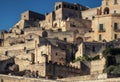 Rooftops of a beautiful Matera town, Italy Royalty Free Stock Photo