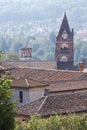 Rooftops and church steeple, Avigliana