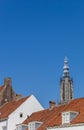 Rooftops and church tower in Amersfoort