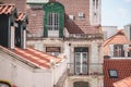 rooftops in the city of Lisbon in Portugal Royalty Free Stock Photo