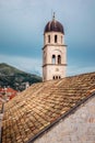 Rooftops in Dubrovnik old town in Croatia on a sunny day Royalty Free Stock Photo