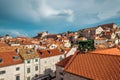 Rooftops in Dubrovnik old town in Croatia on a sunny day Royalty Free Stock Photo