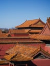 Rooftops at Forbidden City Beijing China