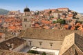 Rooftops. Franciscan Monastery. Dubrovnik. Croatia Royalty Free Stock Photo