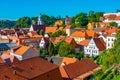 Rooftops of German town Meissen Royalty Free Stock Photo