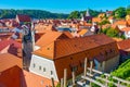 Rooftops of German town Meissen Royalty Free Stock Photo
