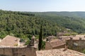 Rooftops in Luberon valley in Bonnieux village Provence France Royalty Free Stock Photo