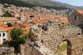 Rooftops in the old town. Dubrovnik. Croatia Royalty Free Stock Photo