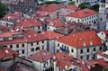 Rooftops in old town of Kotor Royalty Free Stock Photo