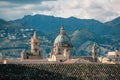Rooftops in Palermo, Italy in January Royalty Free Stock Photo