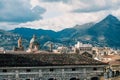 Rooftops in Palermo, Italy in January Royalty Free Stock Photo