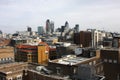 Rooftops and skyline of London