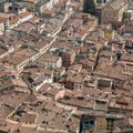 Rooftops of small italian city Royalty Free Stock Photo