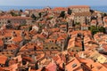 Rooftops. View of the old town. Dubrovnik. Croatia Royalty Free Stock Photo