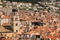 Rooftops. View of the old town. Dubrovnik. Croatia Royalty Free Stock Photo