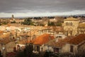 Rooftops of the village. Carcassonne. France Royalty Free Stock Photo