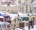 Rooftops in winter