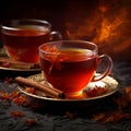 Rooibos tea in a mug close-up Royalty Free Stock Photo